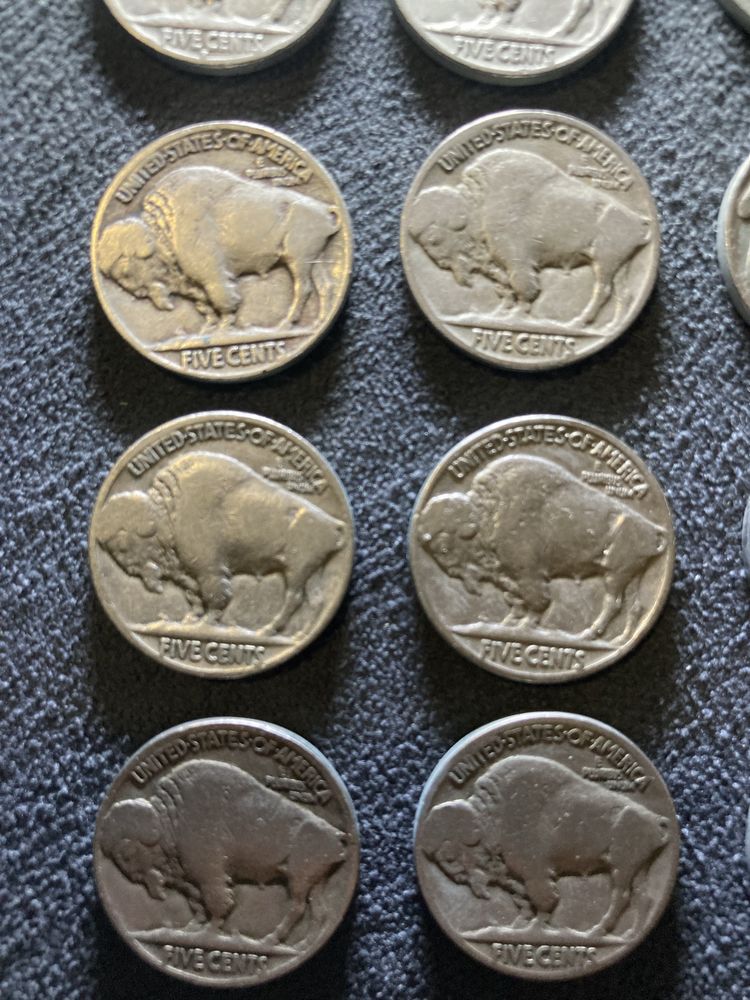 USA 5 cent indianin bizon 20 sztuk zestaw