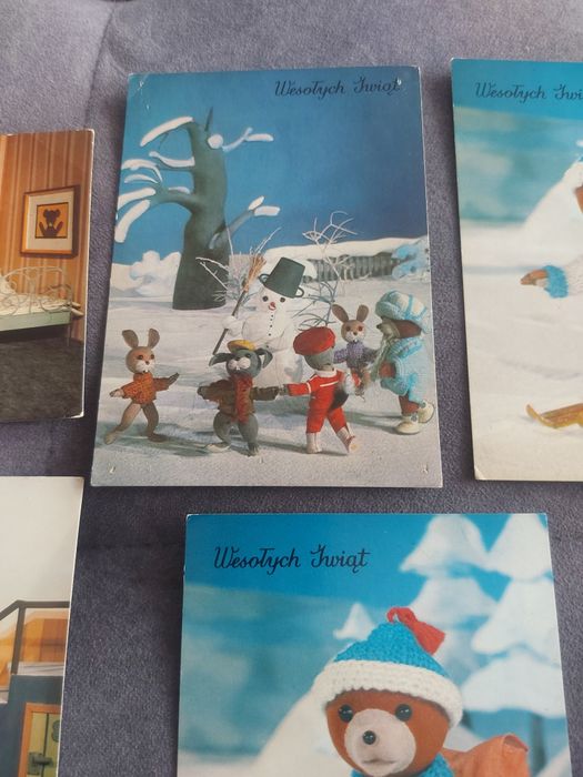 Pocztówki Miś Uszatek 5 szt