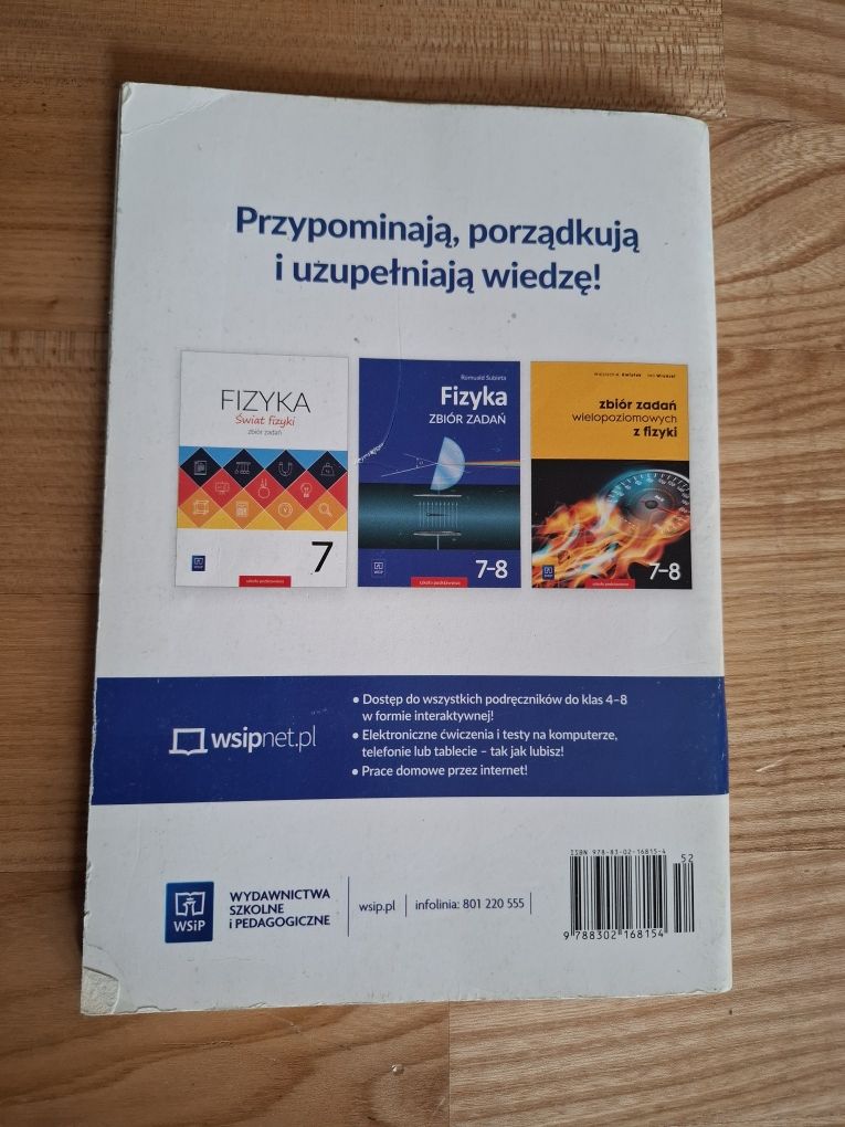 Zeszyt ćwiczeń Fizyka 7 Wsip