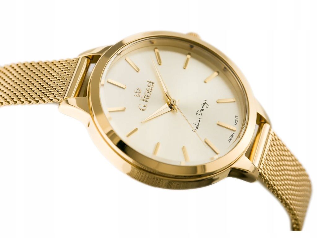 Zegarek Damski Złoty Klasyczny G.rossi + Grawer