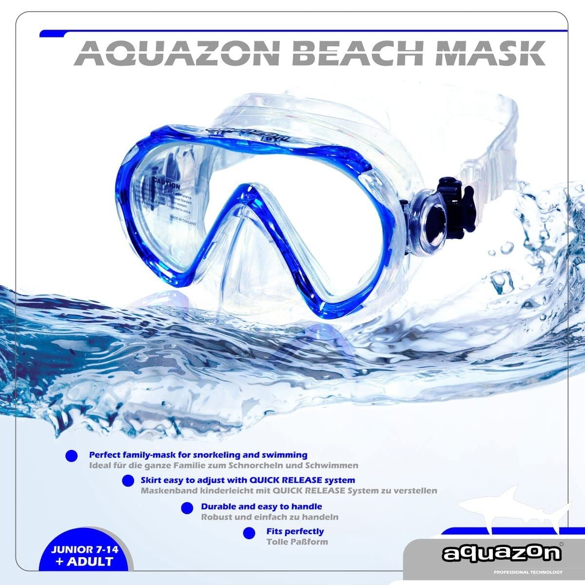 Maska gogle do nurkowania dla dzieci Aquazon K416