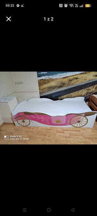 Łóżko dziewczęce