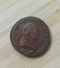 Stara moneta 6 krajcarów kreuzer Austria 1800