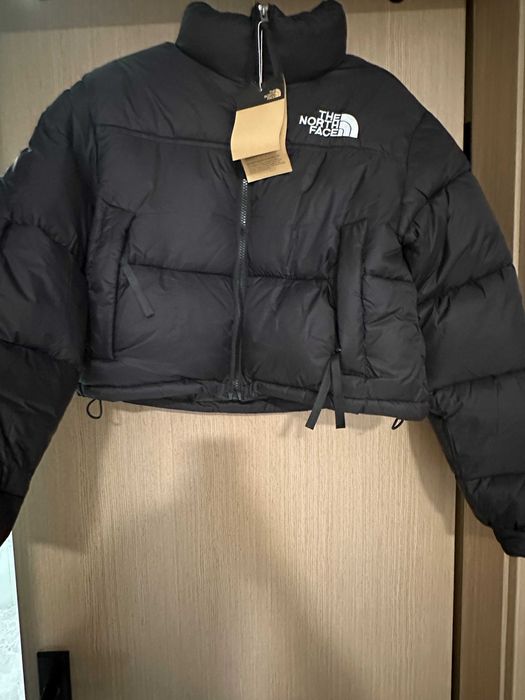 Damska krótka kurtka puchowo-wełniana, rozmiar M-TNF