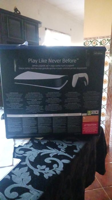 Ps5 nova com comando