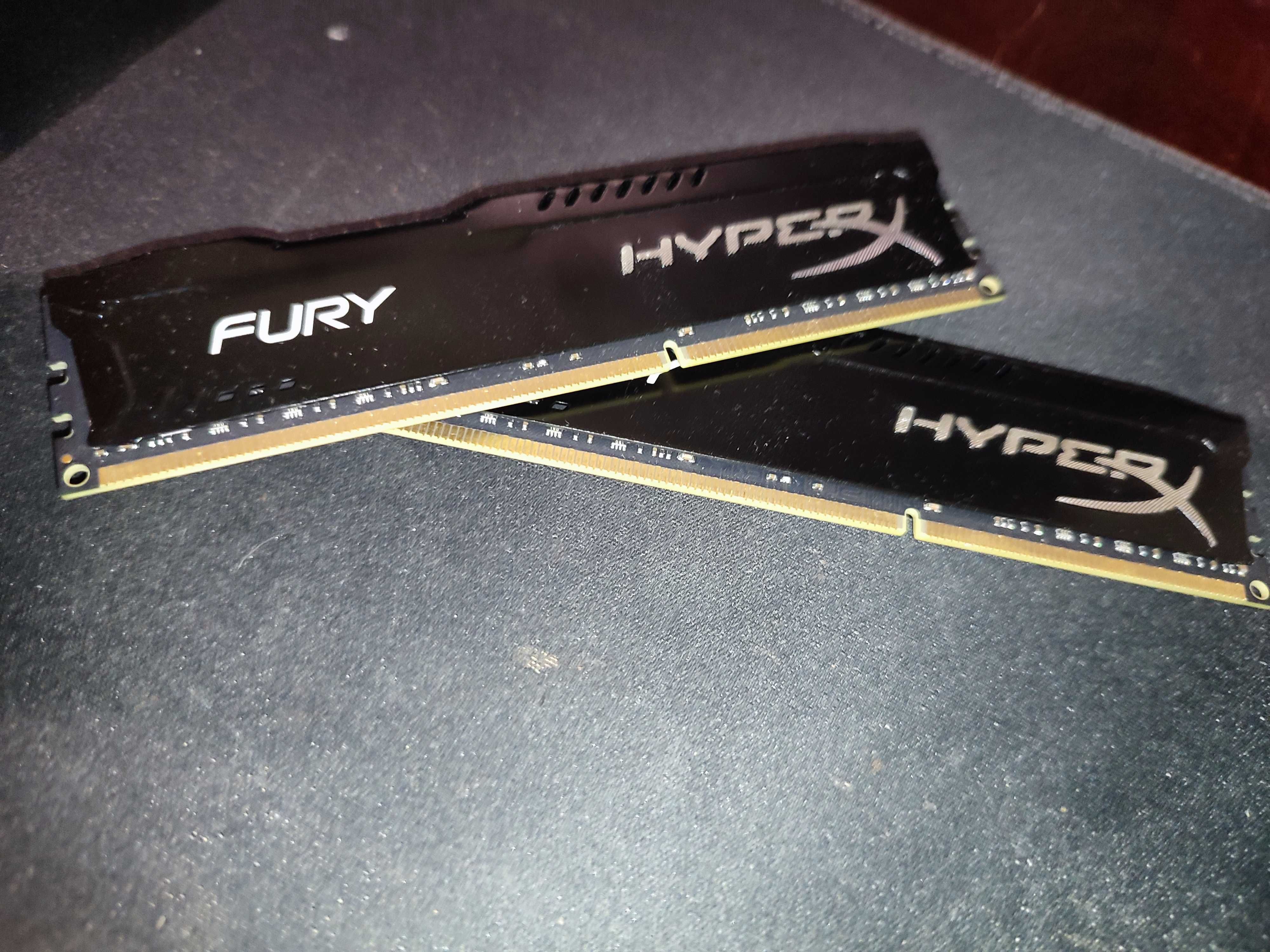 Оперативна пам'ять DDR3 8GB 1600MHz PC3-12800 Kingston Hyper X Fury