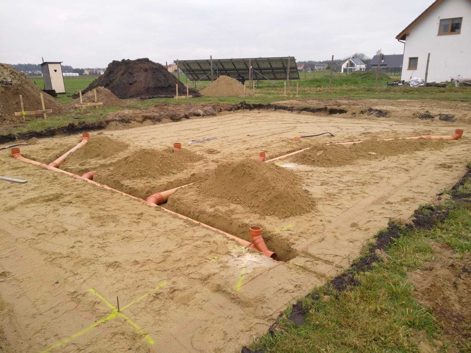 Wykonanie płyty fundamentowej, płyta fundamentowa, płyty fundamentowe