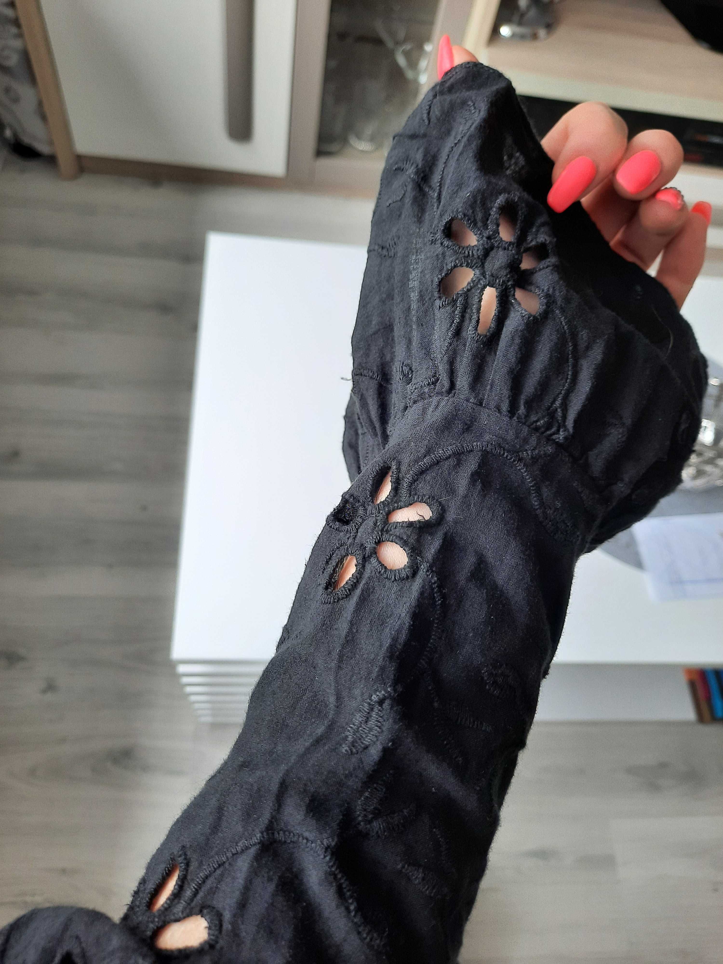 Czarna dluga sukienka