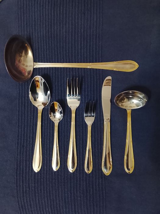 Faqueiro com ouro MONIX