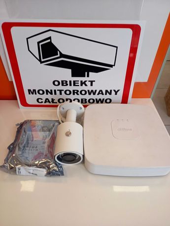 OUTLET Zestaw monitoringu  DAHUA / 4 kamery 2MPx ELTROX SOSNOWIEC