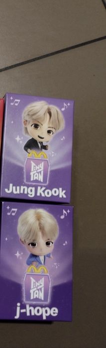 2 zabawki Tiny Tan BTS McDonald's