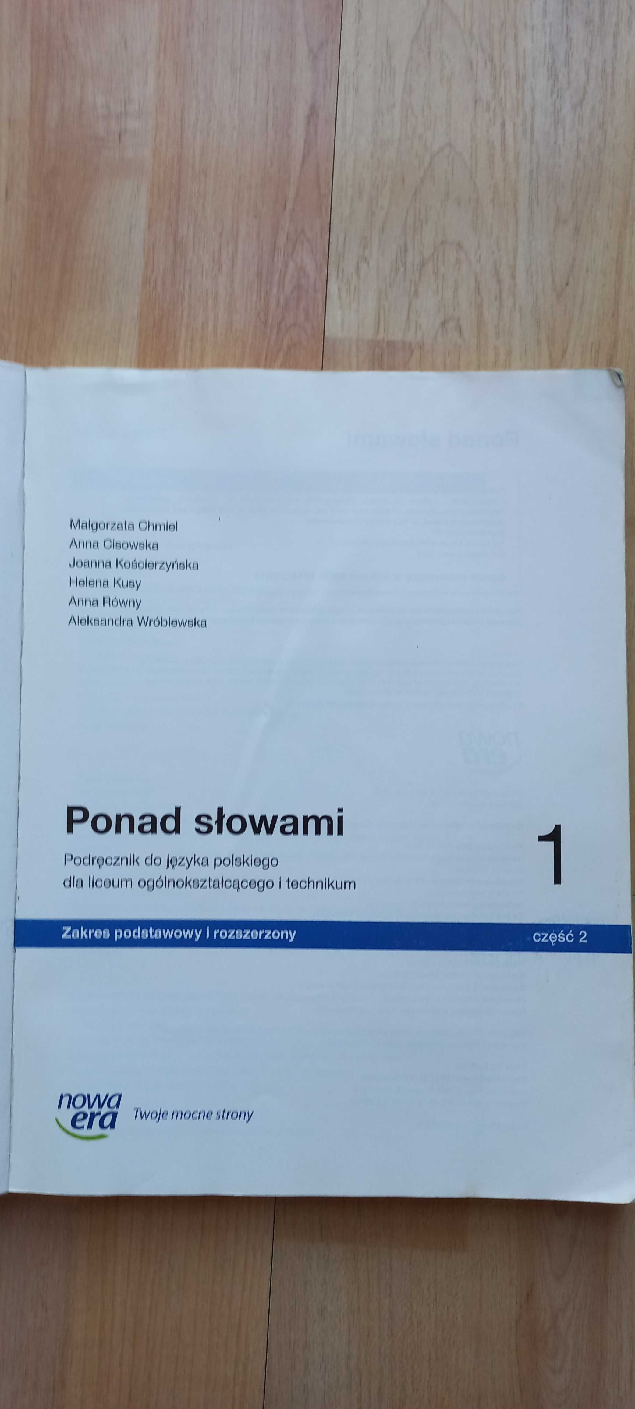 Podręcznik Język polski cz.2  kl. 1