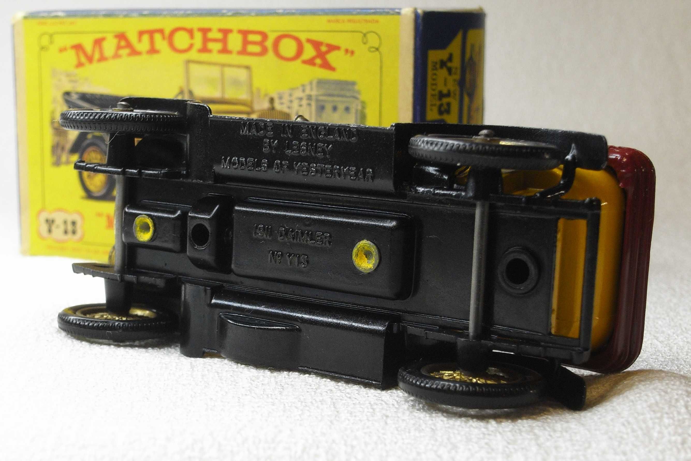 Y-13 1911 Daimler Type A12 Matchbox Models of Yesteryear Lesney