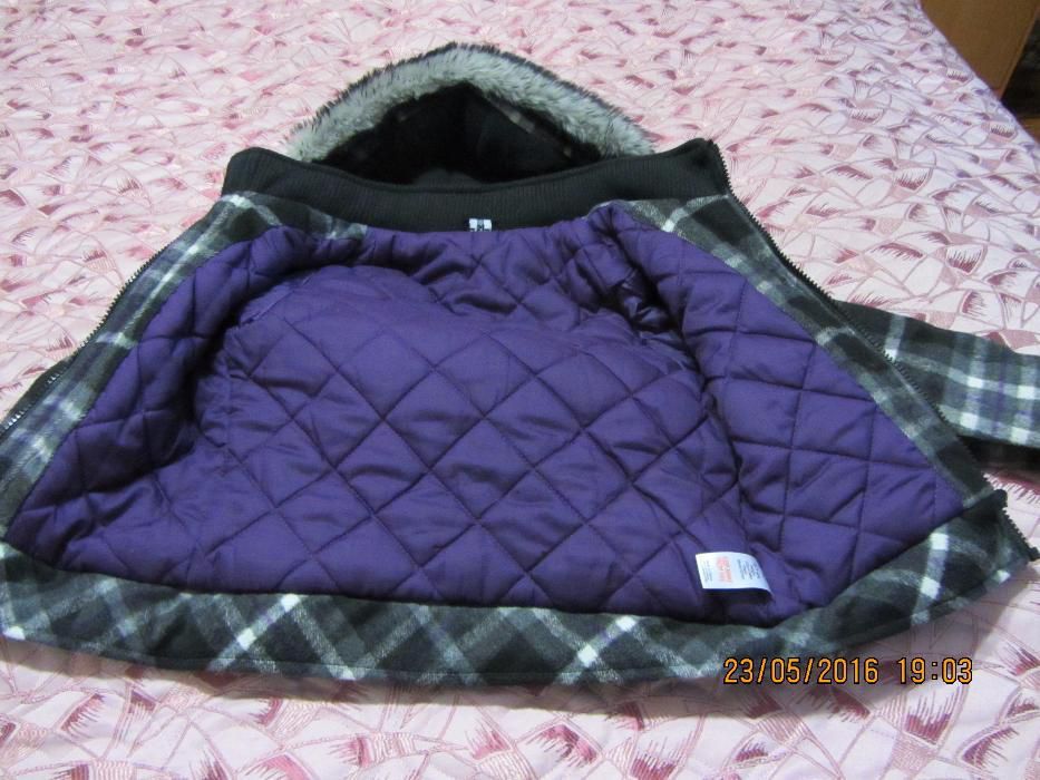 Куртка зимняя на девочку F&F-Англия (6-7лет )рост 122см