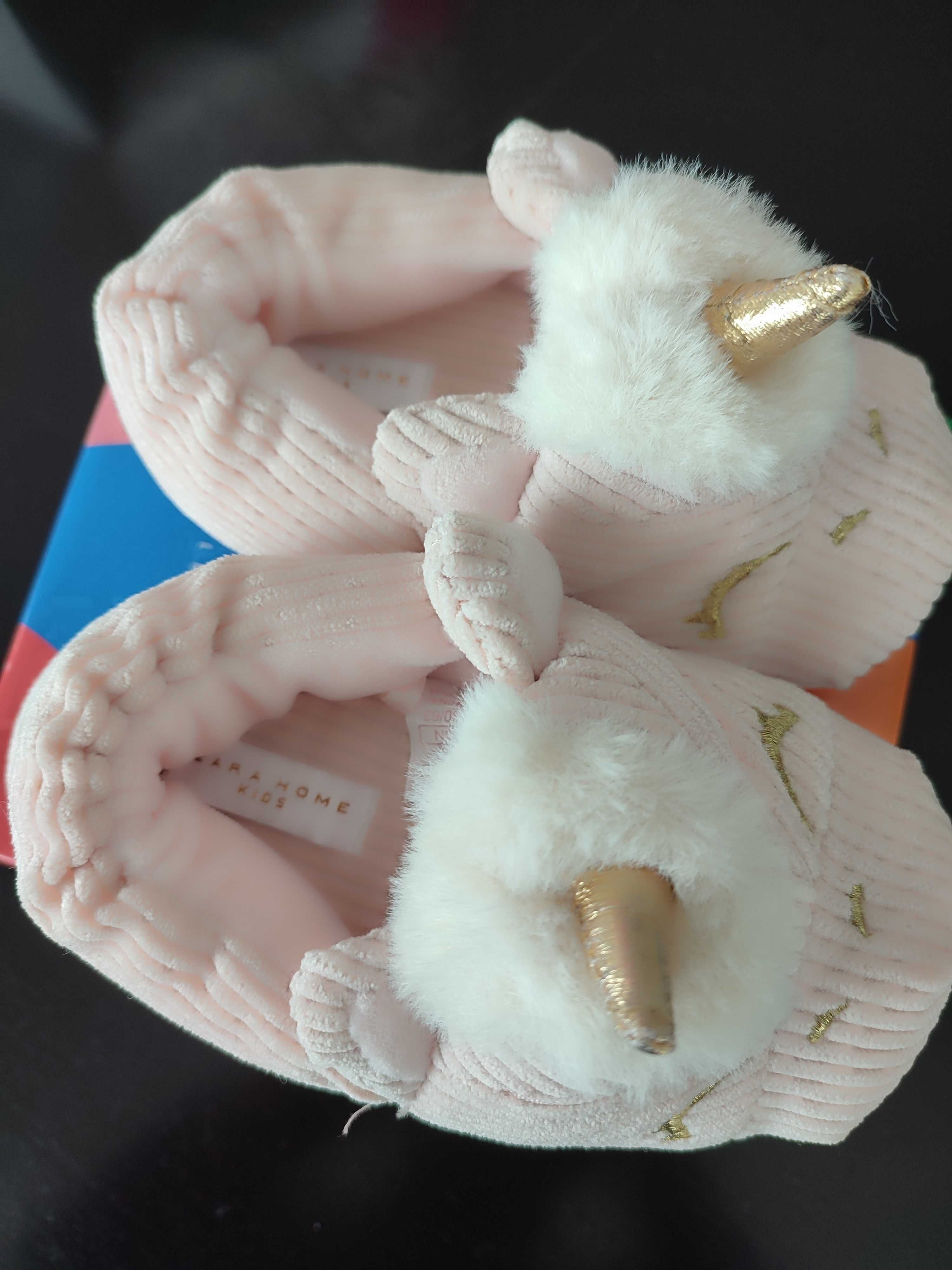 Pantufas ZARA HOME Menina (Tamanho 24/25)