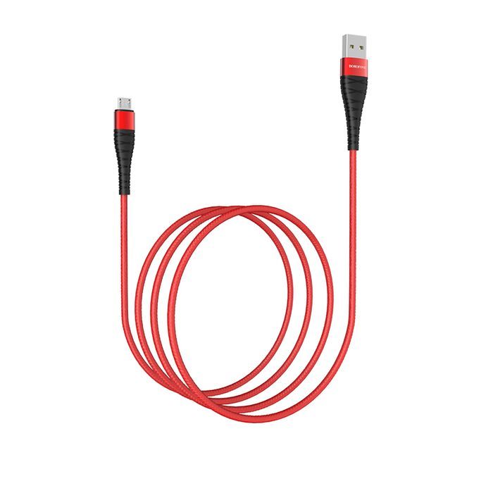 Borofone Kabel Bx32 Munificent - Usb Na Micro Usb - 3A 1 Metr Czerwony