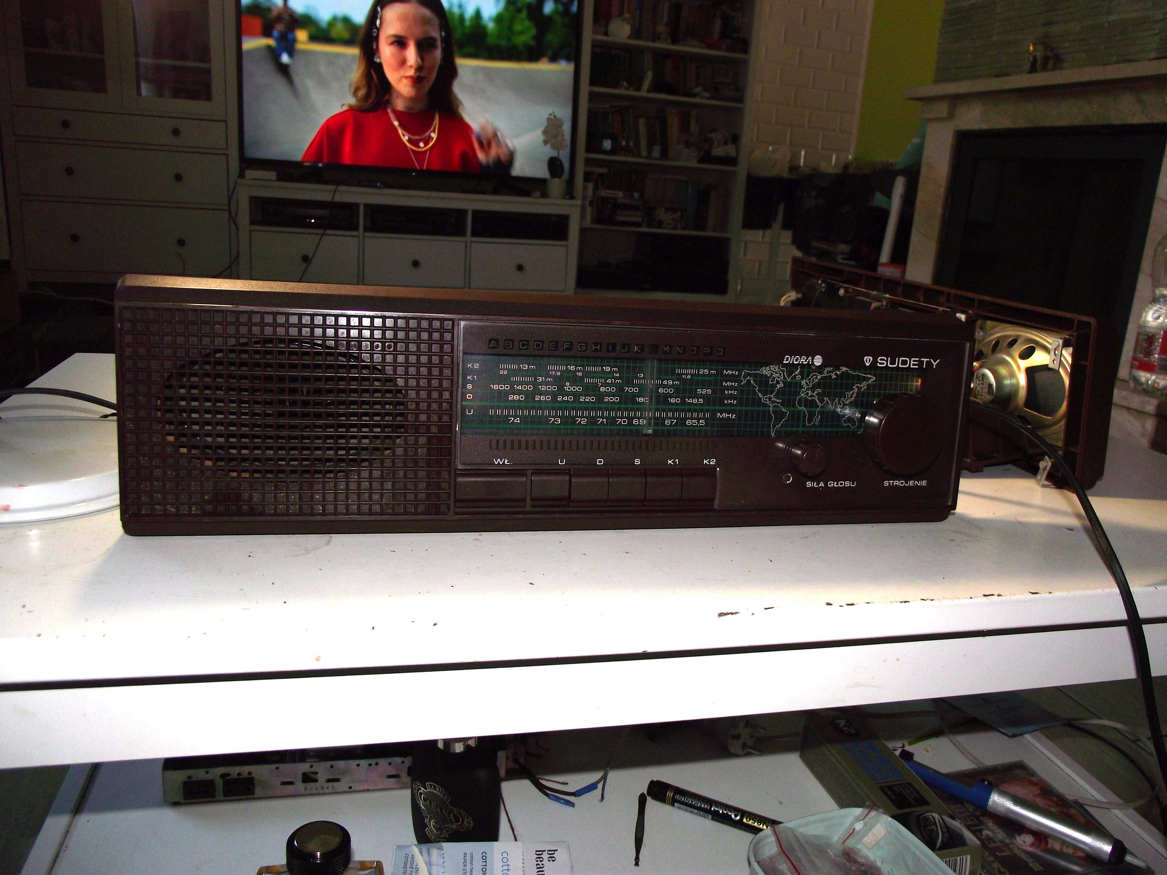 Radio UNITRA SUDETY 208 przestrojone UKF