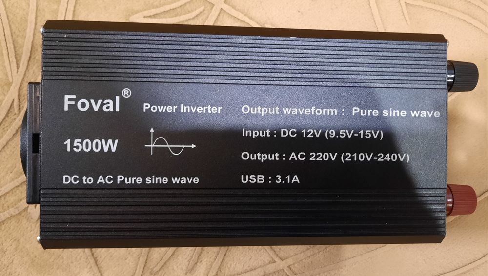 Продам інвертор 1500W чистий синус_під ремонт