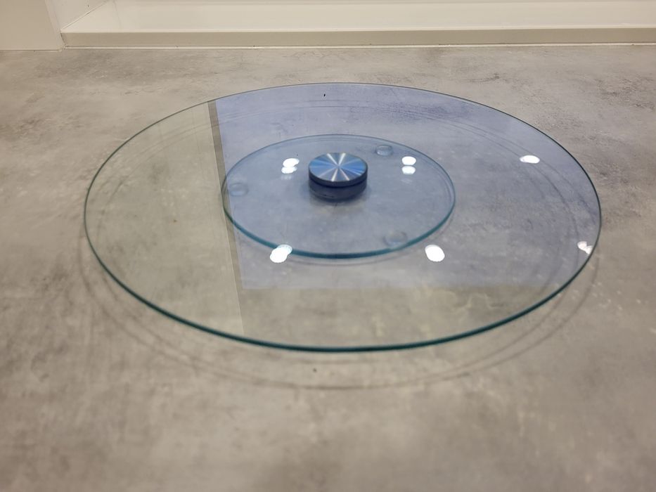 Patera obrotowa szklana 30 cm na tort, ciasto, przekąski