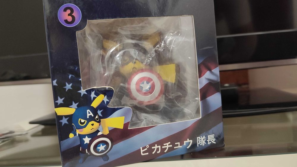 Pokemon Captain America Pikachu