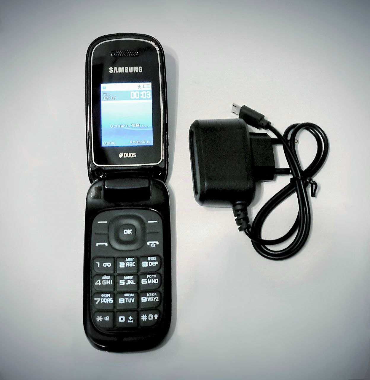 Телефон Samsung e1272 кнопочный. Рус клав