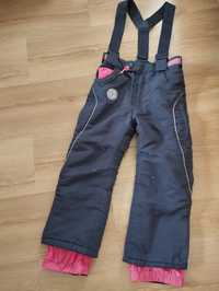 Spodnie zimowe dla dziewczynki rozmiar 110
