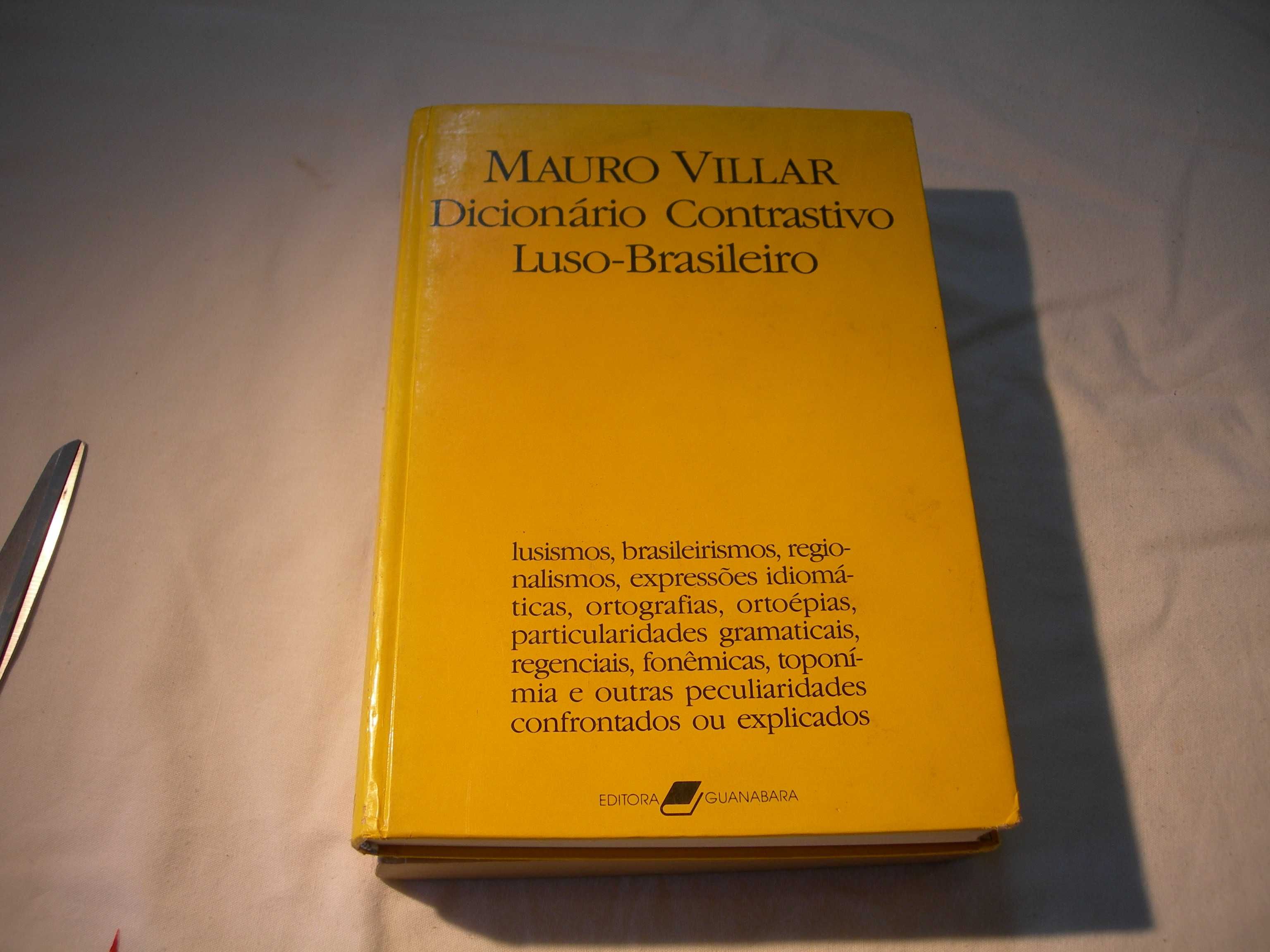 Livro Dicionário contrastivo luso-brasileiro. (2 Livros)
