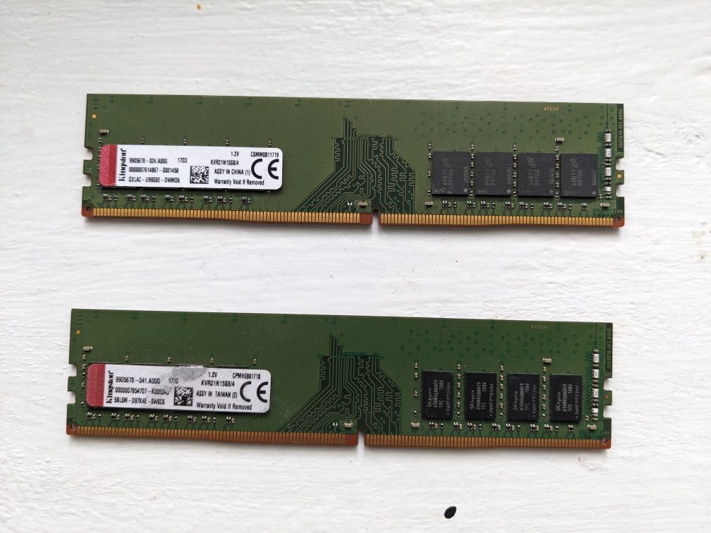 Пам'ять Kingston DDR4 2133 Mhz, 8 Gb (4*2 шт.)