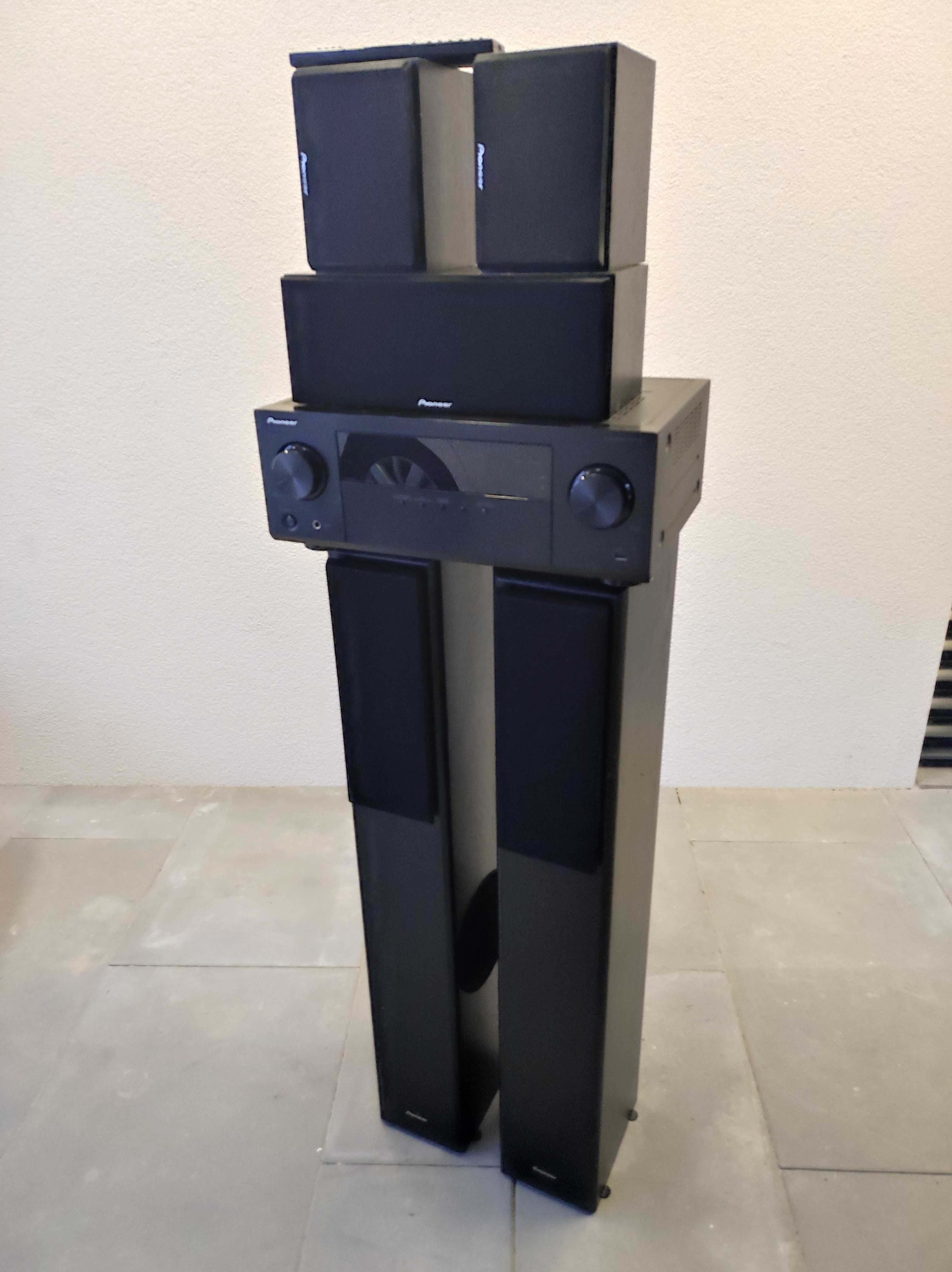 Amplituner + 5x głośniki Pioneer VSX-323-K