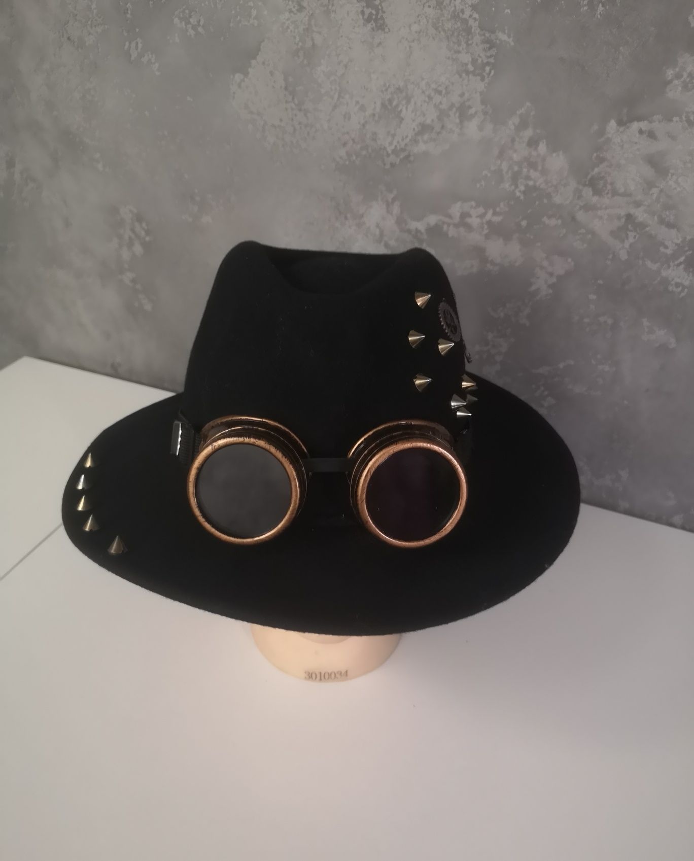 Карнавальная шляпа стимпанк очки гоглы хелоуин апокалипсис косплей