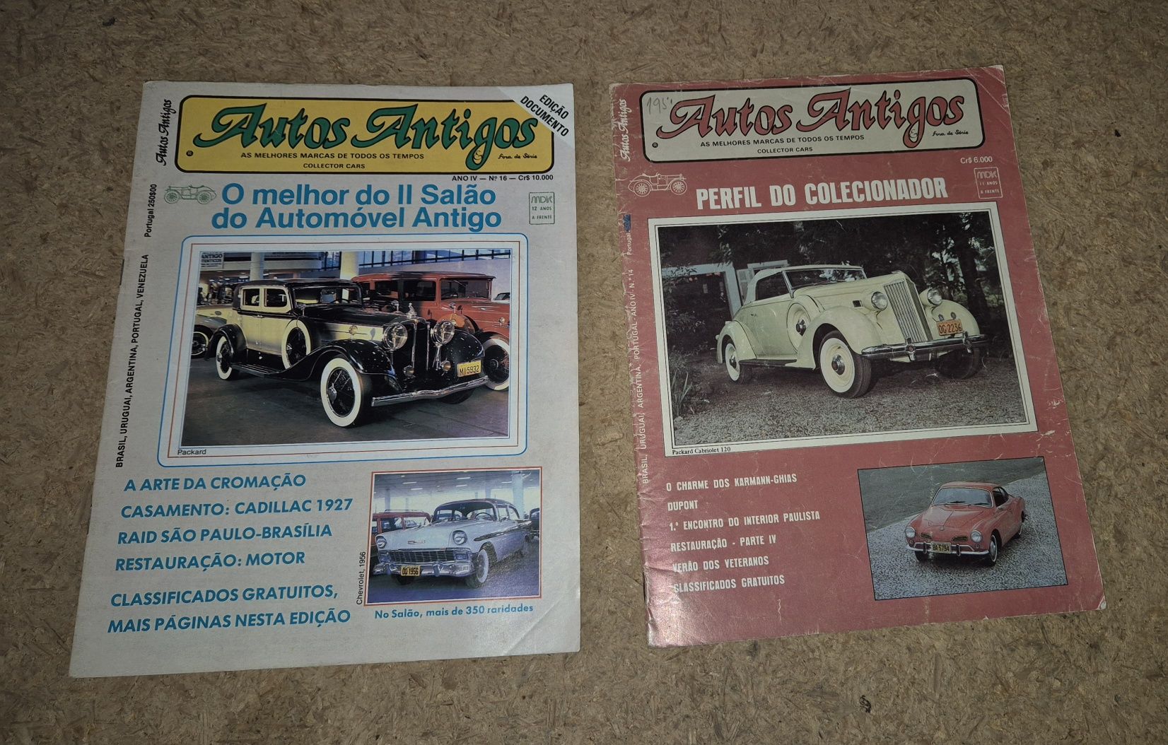 Revistas de automóveis clássicos