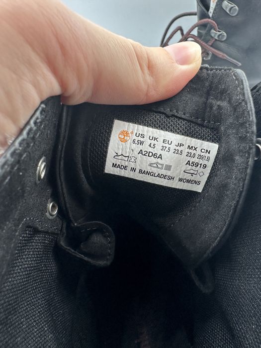 Botki damskie Timberland bez ocieplenia 37,5