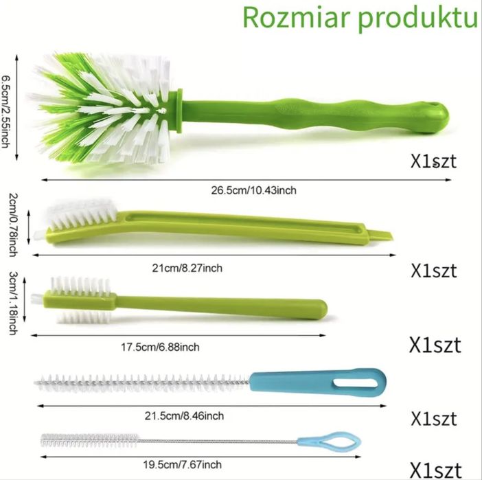 Zestaw do czyszczenia i pielęgnacji 5-częściowy do robota + gratisy