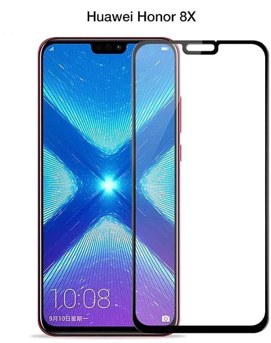 Huawei Honor 8x Szkło hartowane na cały ekran 5d