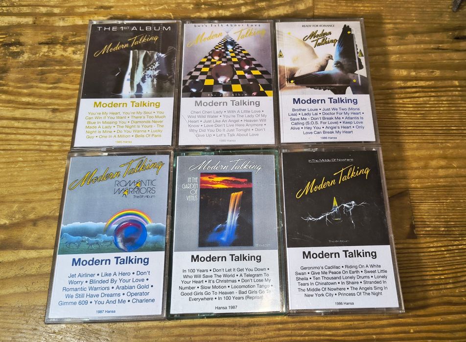 Modern Talking дискографія на касетах.