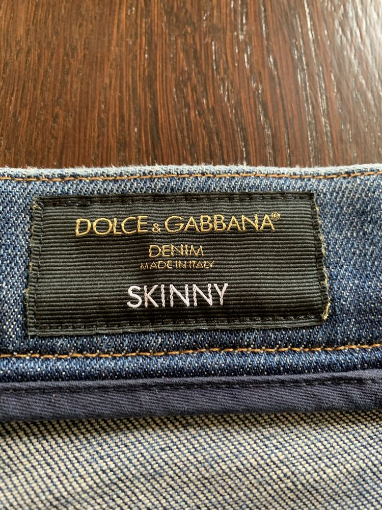 dżinsy Dolce Gabana Skinny