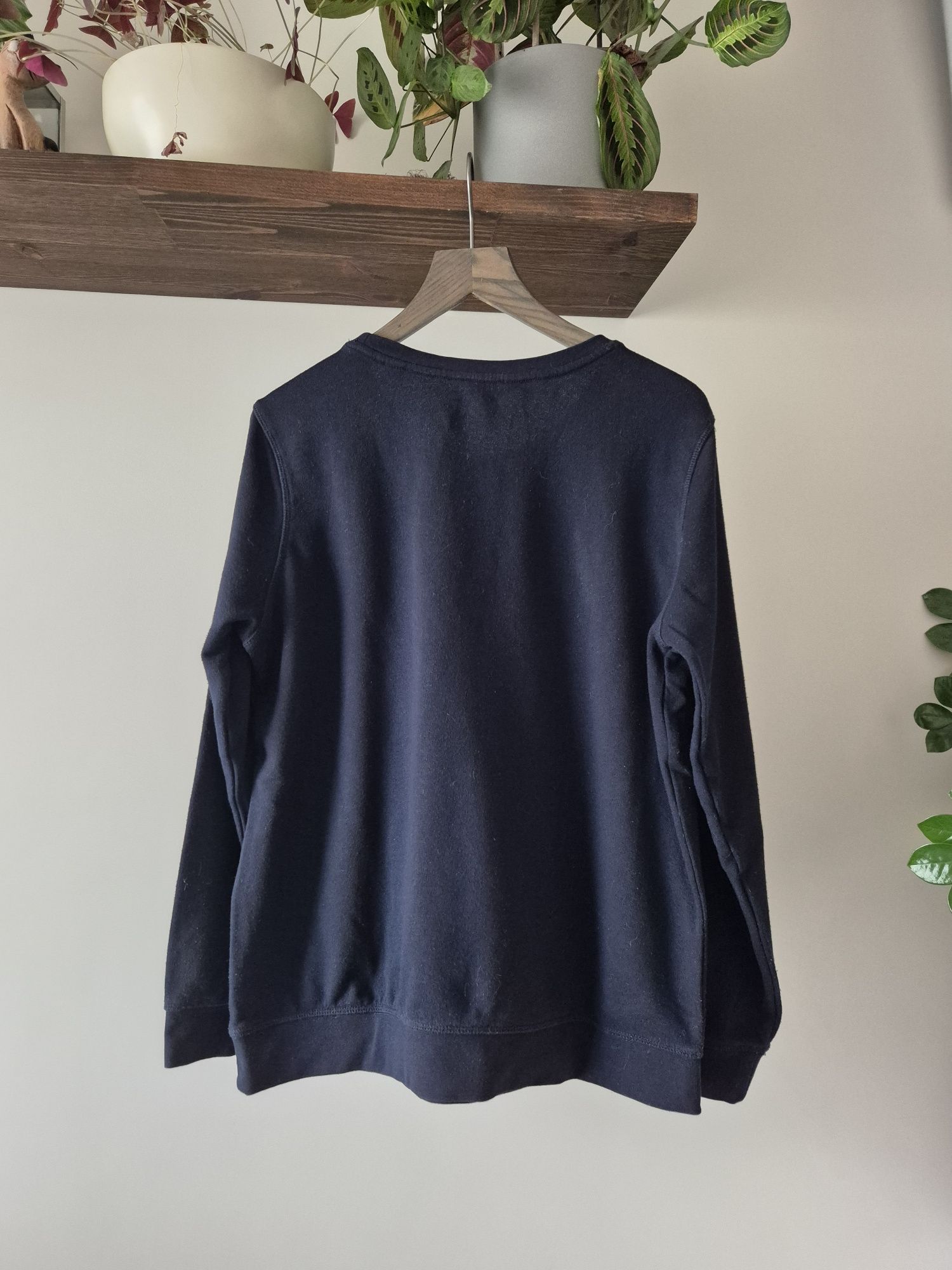 Granatowa bluza dresowa damska z długim rękawem Happy Tchibo TCM 40