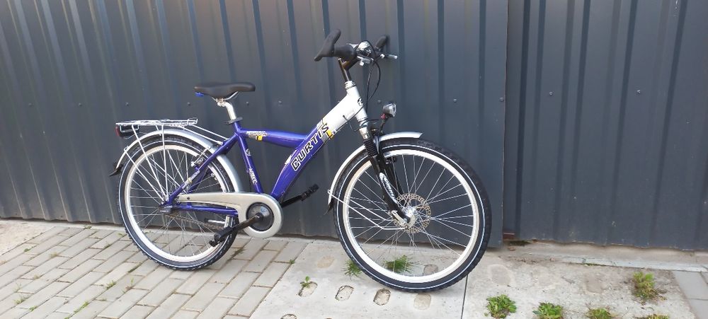 Rower dziecięcy CURTIS koła 24" amortyzator 7-biegów hamulec tarczowy