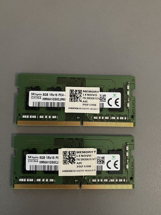 DDR 4 16Gb (2x8) 3200MHz