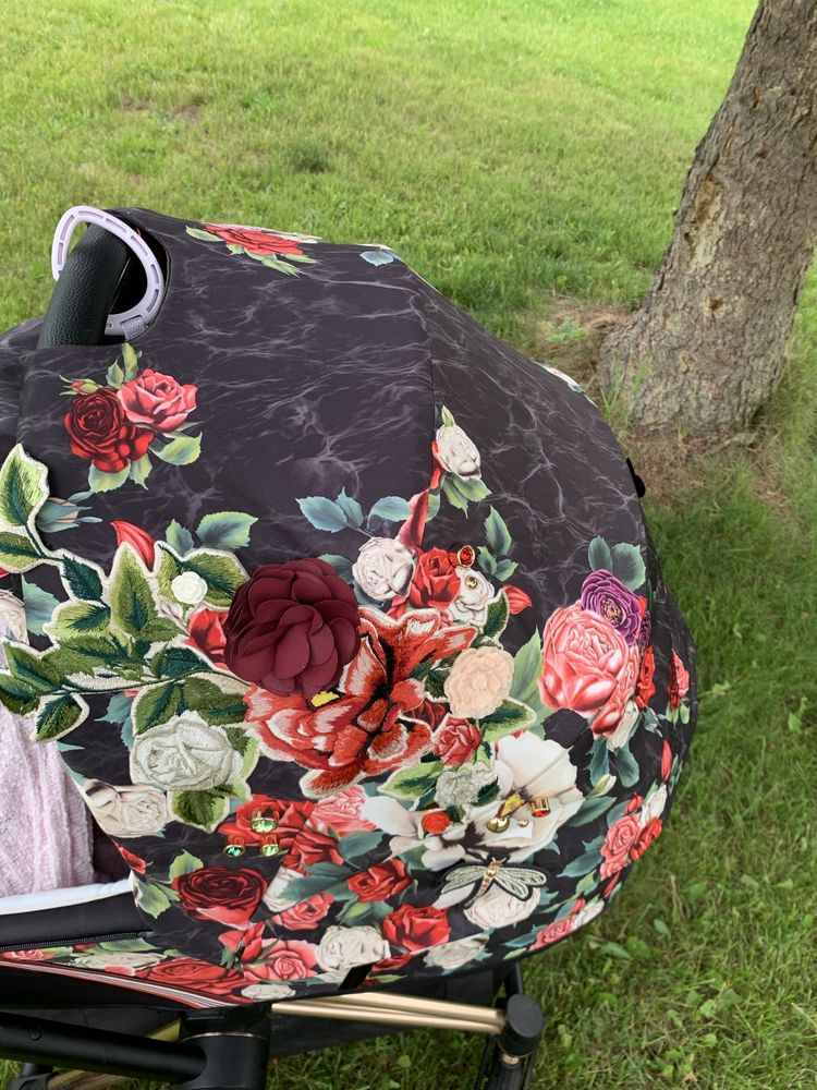 Gondola Cybex Priam spring blossom kwiaty