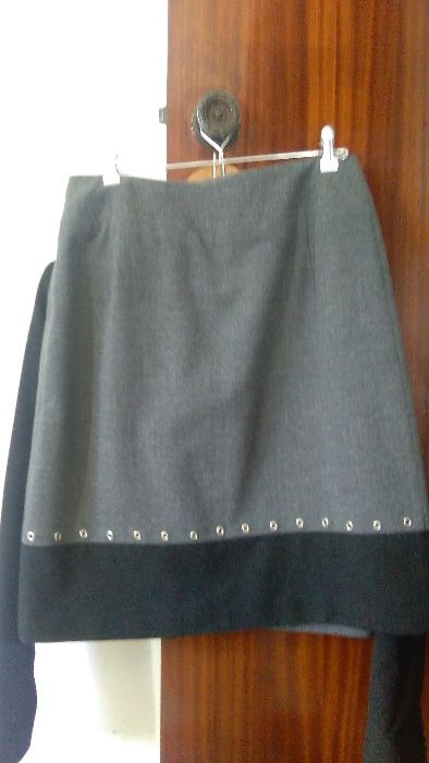 Casaco e saia senhora