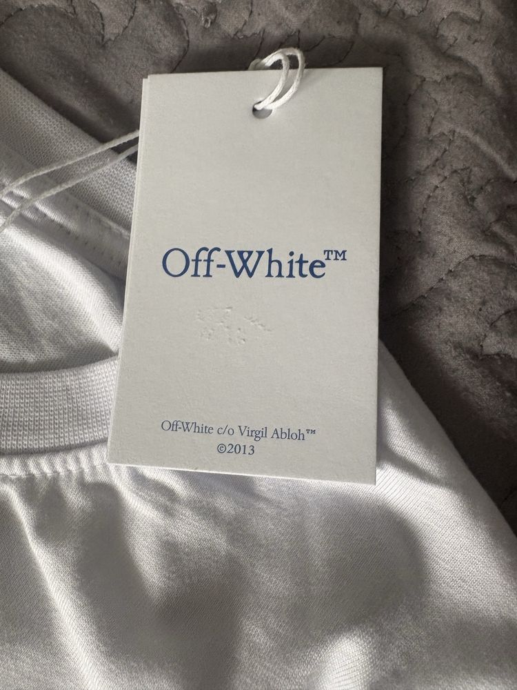 Biala koszulka off white x kaws
