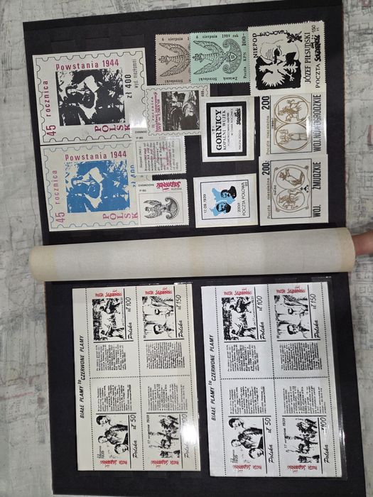 Znaczki pocztowe, poczta niezależna, poczta solidarność,
