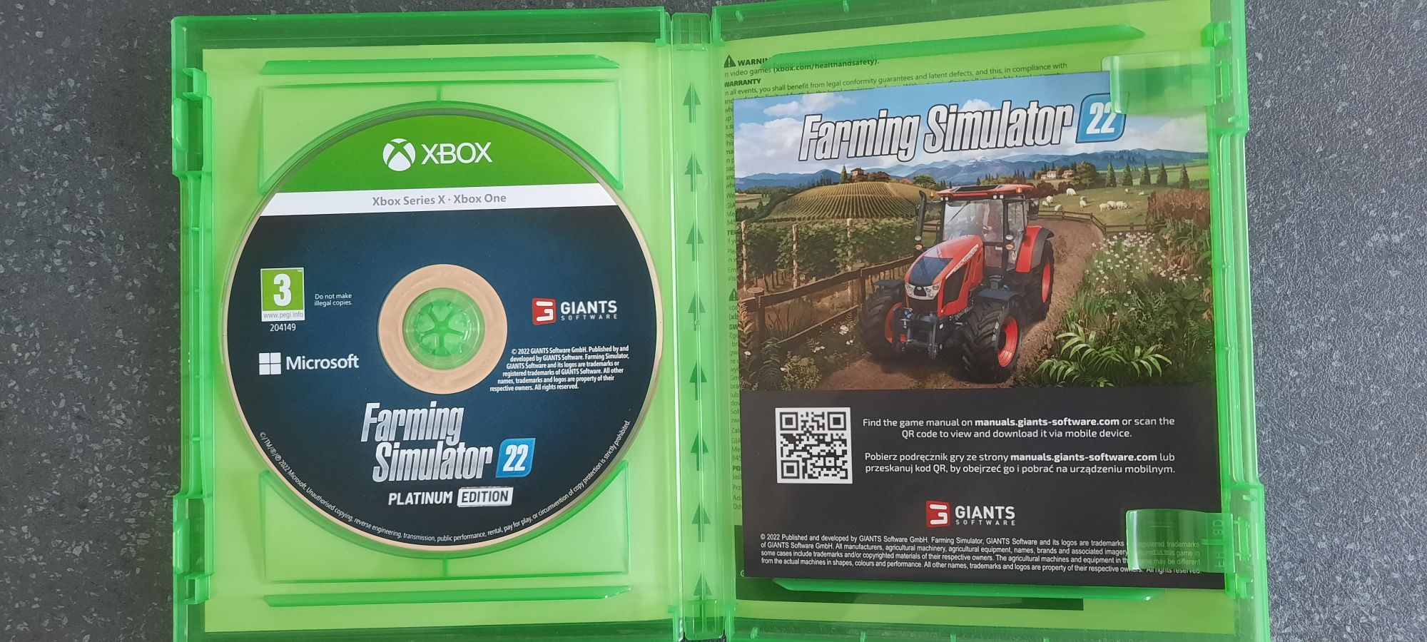 Farming Simulator 22. Edycja Platynowa. Xbox one wersja PL