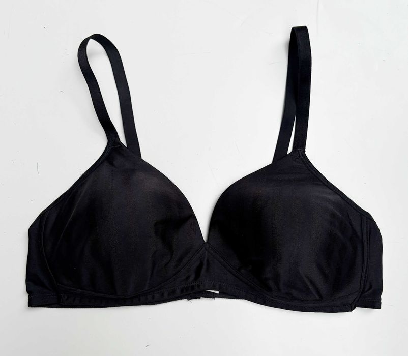 Biustonosz Czarny Triumph Paski 85B Soft Sensation Stripes P Miękki