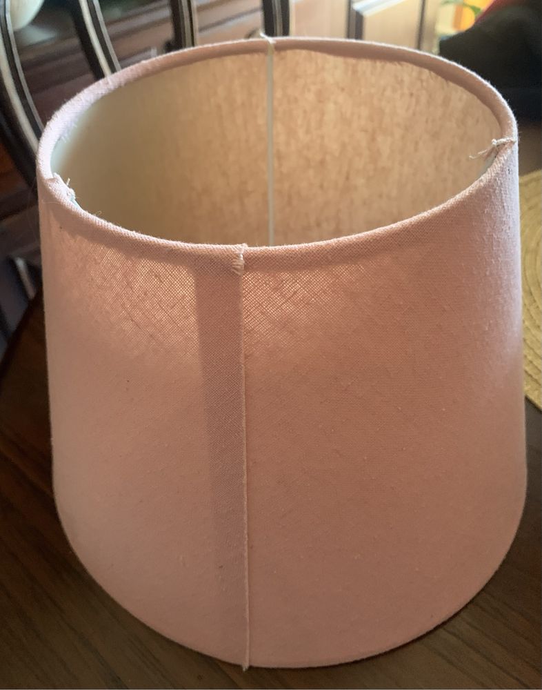 Abajour cor de Rosa