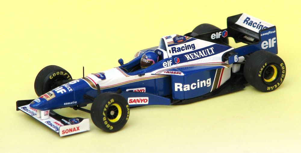Williams Renault FW 18 19 Villeneuve F1 1996/7 Minichamps 1/43 + caixa