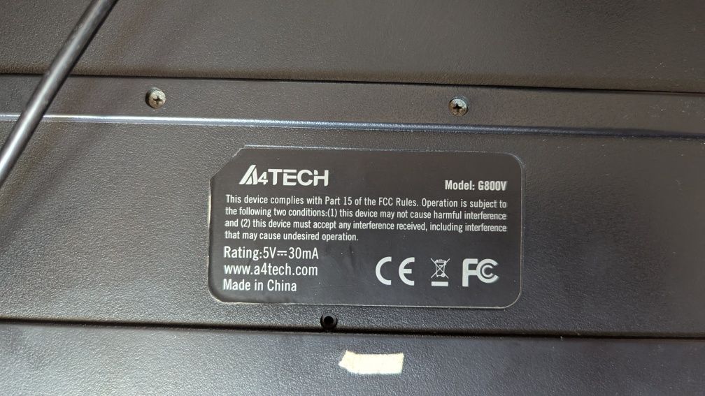 Клавіатура і мишка A4 Tech X7