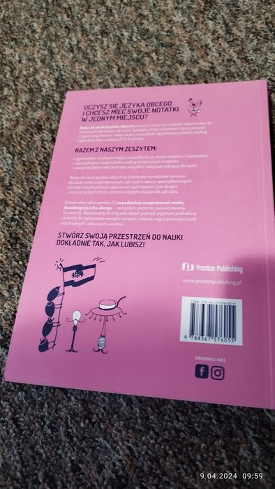 Notes do nauki języków obcych np włoski angielski niemiecki francuski