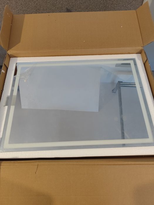 Lustro łazienkowe LED Podgrzewane poziome 50x70cm